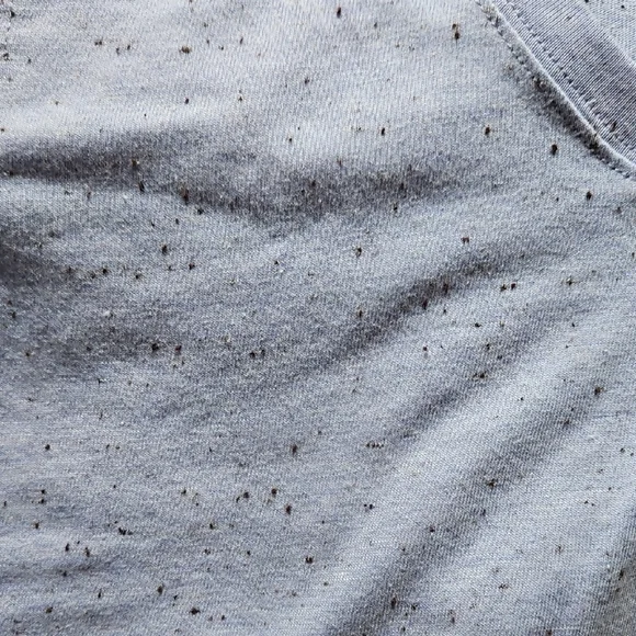 Carhartt Periwinkle Speckle Long Sleeve V Neck T Shirt Size Small - Picture 4 of 5